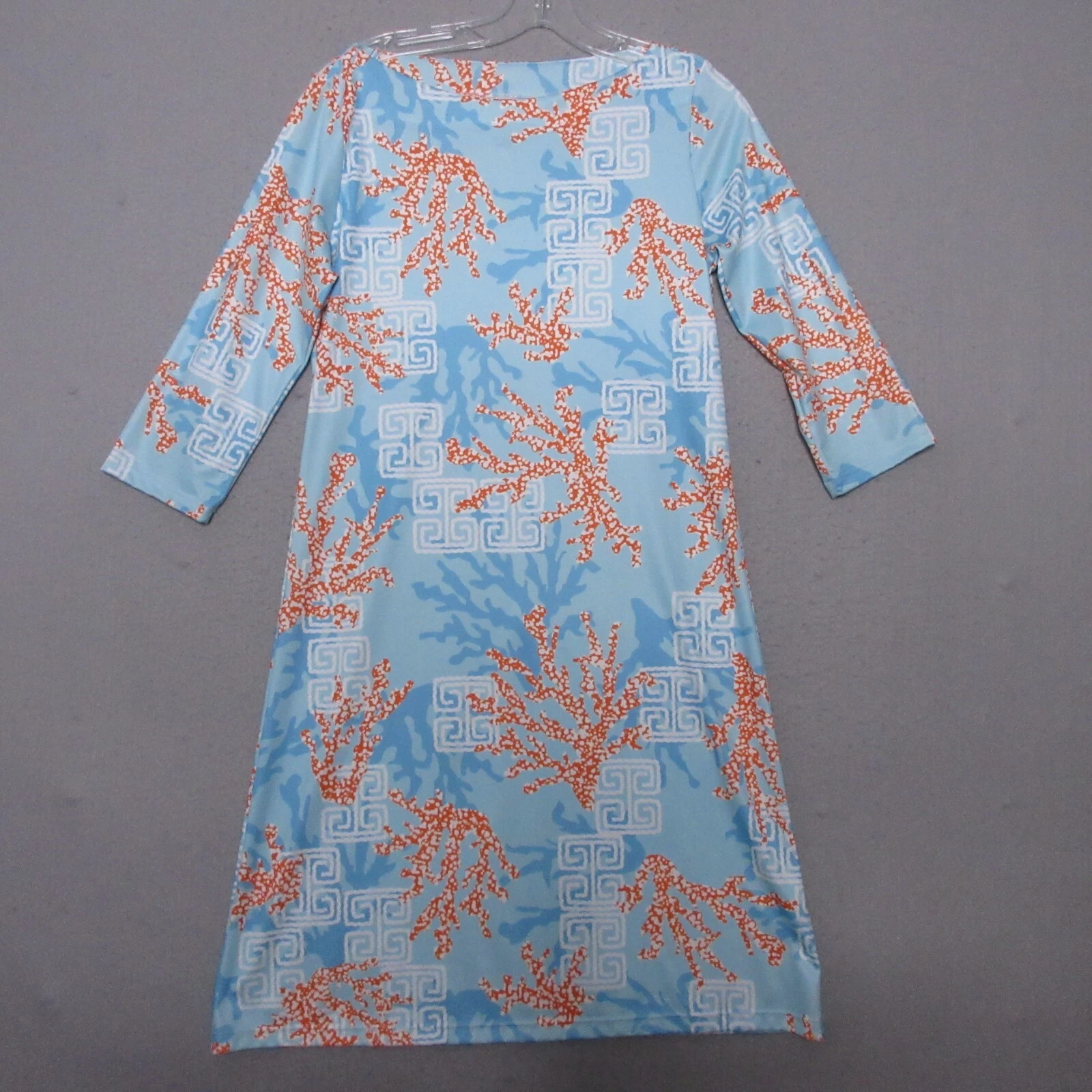 Whimsy Rose Sundance Dress Medium Blue Coral Beach Pool Cover Up Safe Sun UPF
Opens in a new window