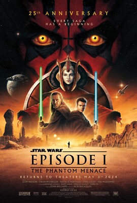 Phantom Menace All 11 Star Wars Movies Star Wars Movie Poster The
