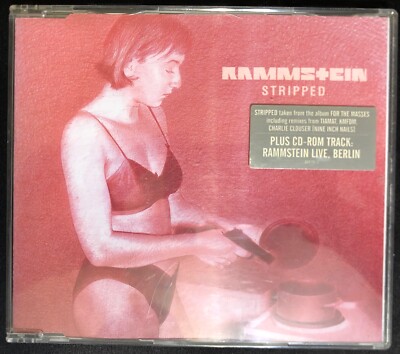 Stripped by Rammstein (CD, 1998, Motor Music) KMFDM, Depeche Mode, C. Clouser