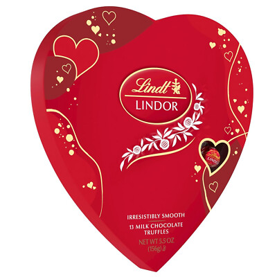 Lindt Lindor - 13  Milk Chocolate Truffles - Irresistibly Smooth - 5.5 oz