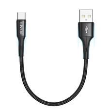 Samsung USB To type C Grey Cable 1ft/30CM Fast Charge Nylon Braided Cable