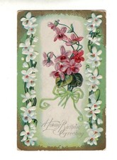 vintage-birthday-greeting-postcard-no-postmark-with-beautiful-floral-arrangement