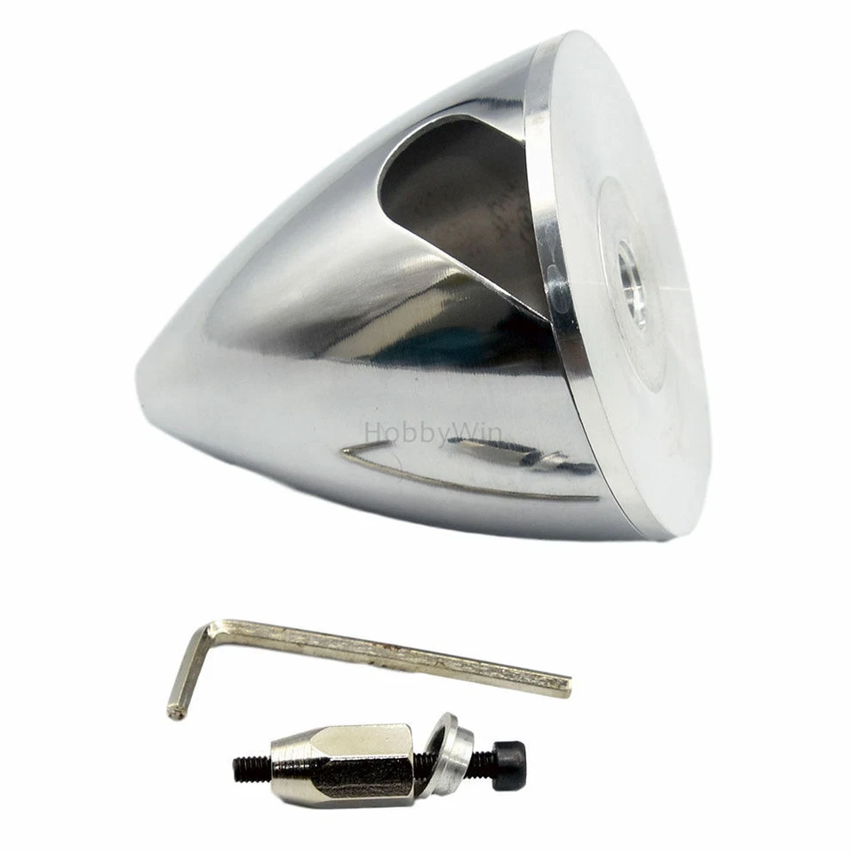 2 Bladed Aluminum Spinner 3.25in 82mm for Nitro Engine Propeller RC Model Plane - Image 2 of 4