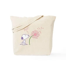 CafePress Snoopy Dandelion Tote Bag (1205655715)