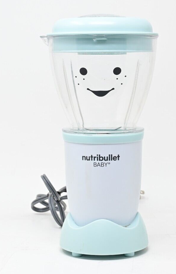 Nutribullet Baby Bullet Food Blender Processor Light Blue PreOwned eBay