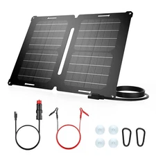 Grecell 25W Solar Battery Panel Charger  Kit