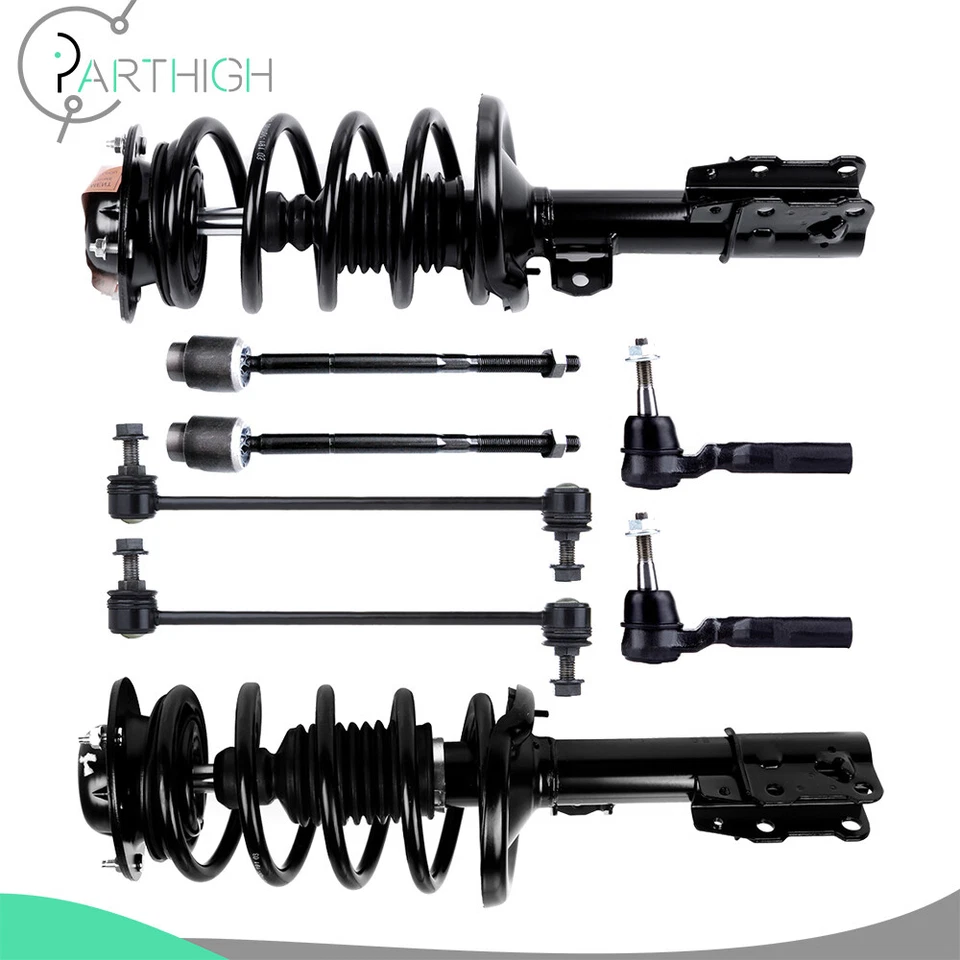 For 2005-2010 Pontiac G6 Front Complete Struts Sway Bars Tie Rods End Links Kit Foto 2 de 4