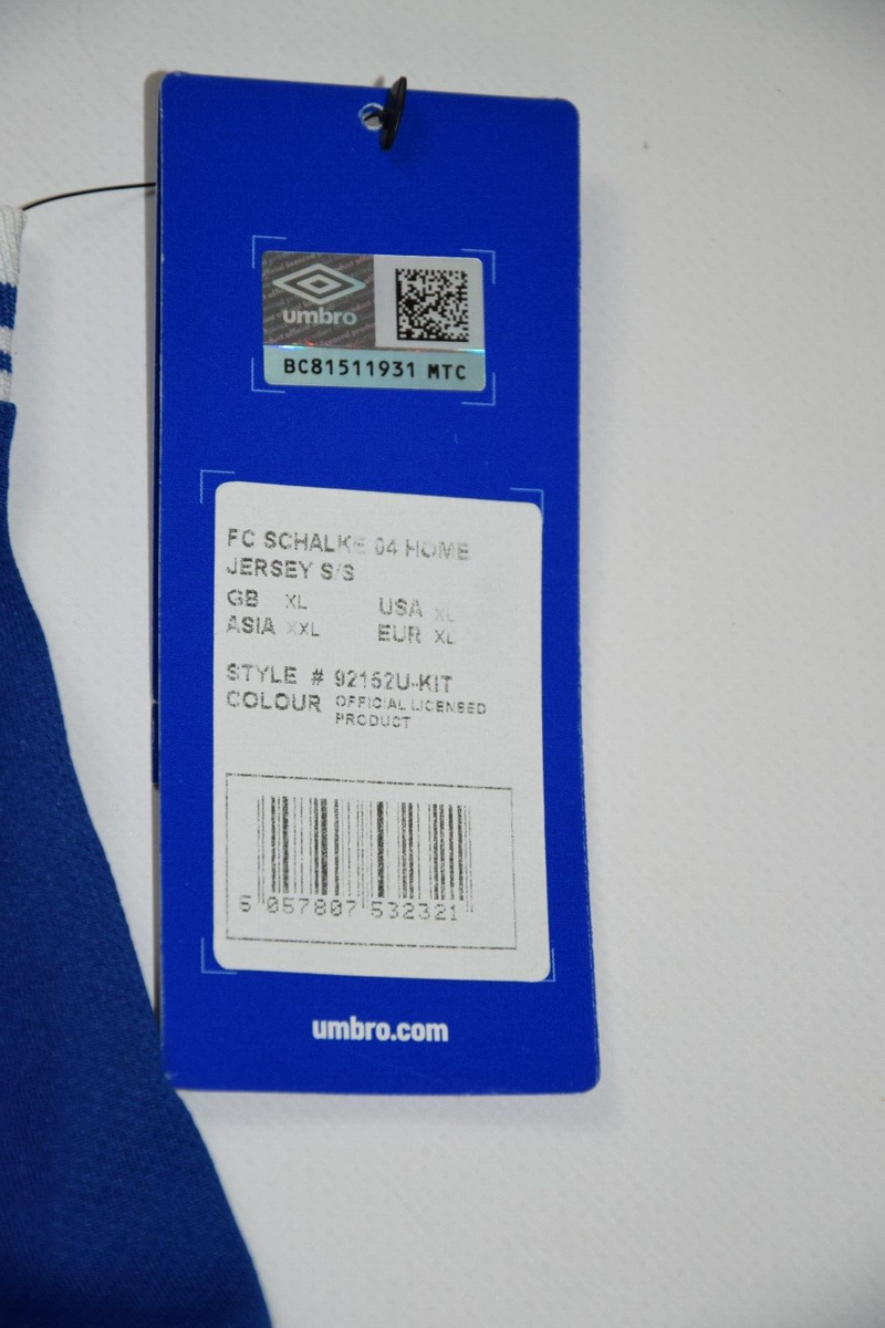 FC Schalke 04 Trikot Umbro Grösse M Gelsenkirchen Gazprom (Gebraucht) in Hägglingen für CHF 20