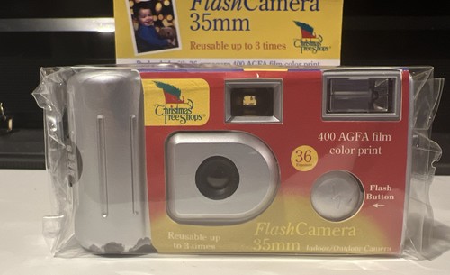 36 Exposures Flash Camera 35 mm Reusable Up To 3 Times.  Christmas Treeshops - Picture 2 of 3