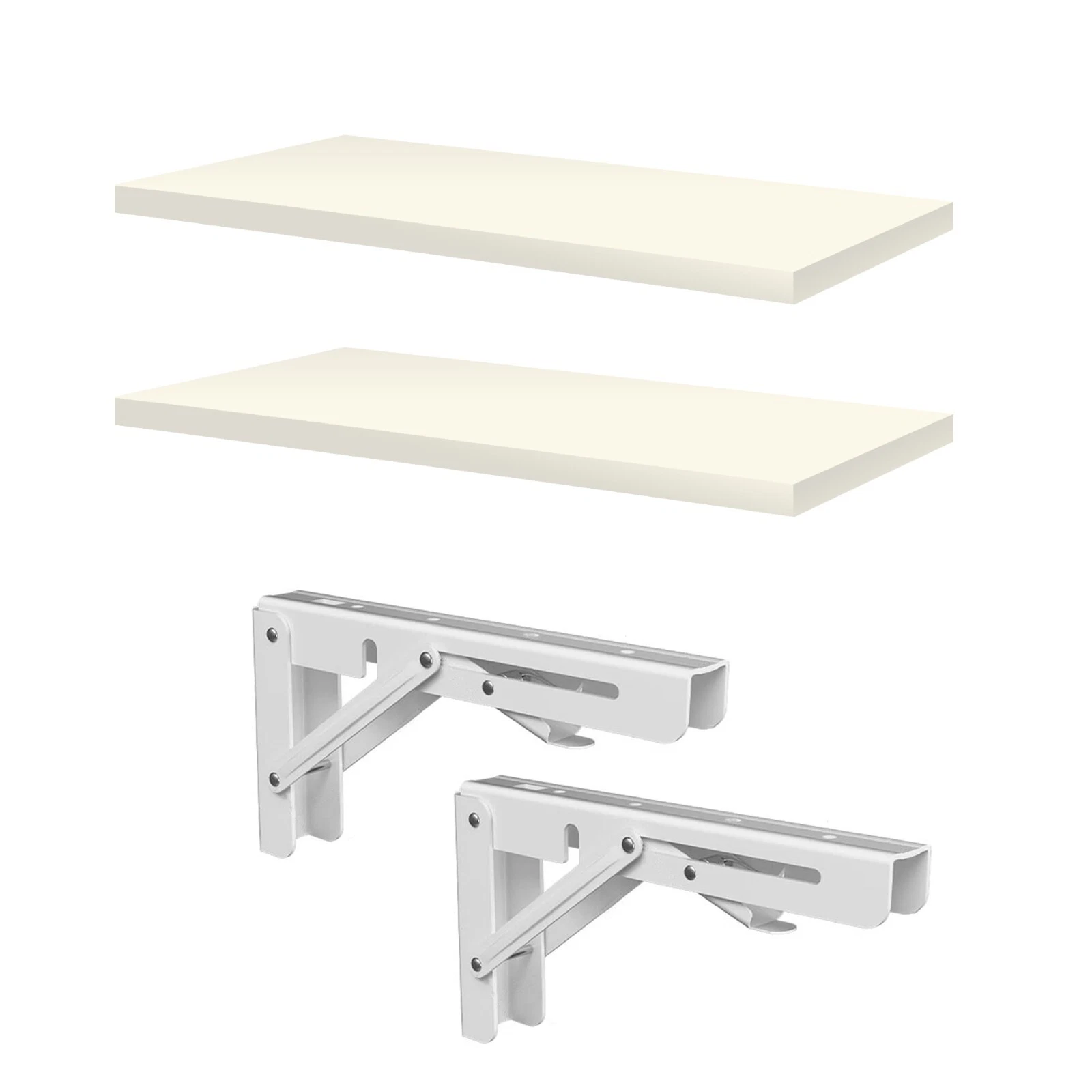 Floating Shelves Wall Mounted Depth 250mm Set of 2 with Brackets
Opens in a new window or tab