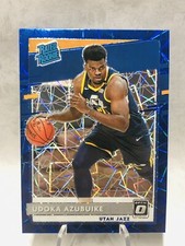 2020-21 Panini Donruss Optic Udoka Azubuike Rated Rookie Blue Velocity #177