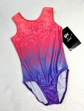 NEW Suni Lee GK Elite LEOTARD Gymnastics NEW BEGINNINGS Pink PURPLE Bling CS