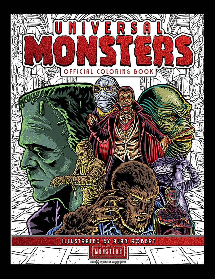 Universal Monsters: The Official Coloring Book 14BU205 | eBay