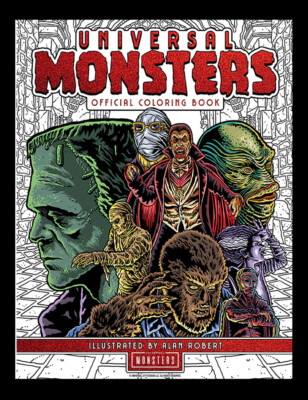 Universal Monsters: The Official Coloring Book 14BU205 | eBay
