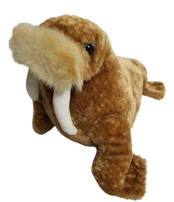 Retro Sea World Stuffed Plush Walrus Animal Toy 