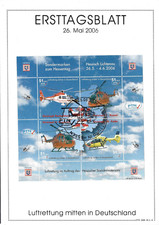 PTN Hessentag 2006 Air Rescue Helicopter First Day Cover