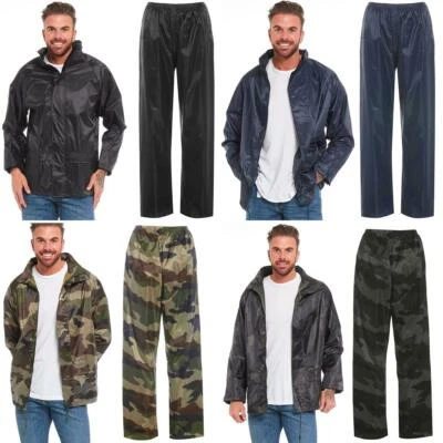 ARCTIC STORM Unisex Wasserdicht Regenanzug Jacke & Hose Camouflage Set für Herren & Damen