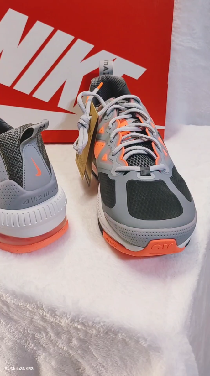 Size 13 - Nike Air Max Genome Light Smoke Grey Bright Mango for