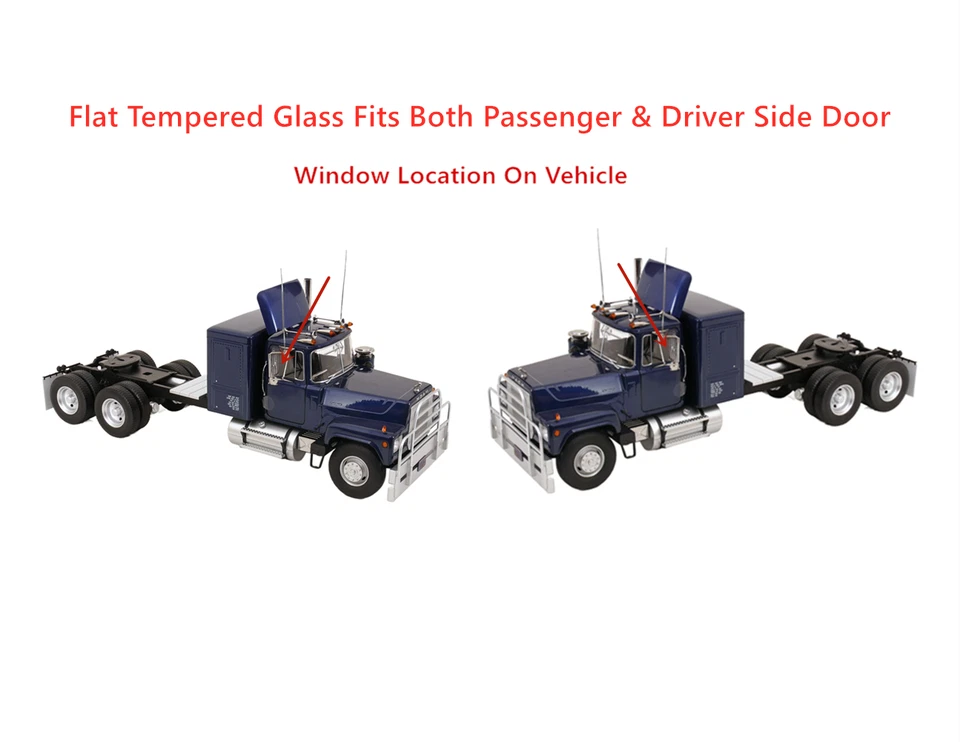 Fit Mack CA47 CA49 CA494 CAS48 DM DMM R RB RD RL RM RS RW U Door Window Glass Foto 2 de 4