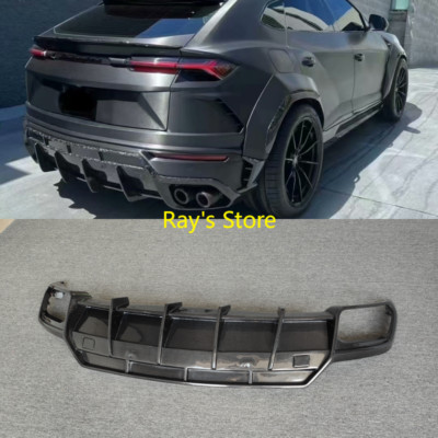 carbon fiber rear bumper diffuser splitter cover for lamborghini urus 1016 style
