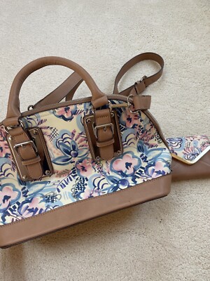 Purse And Wallet Charming Charlie Floral Satchel Crossbody Bag