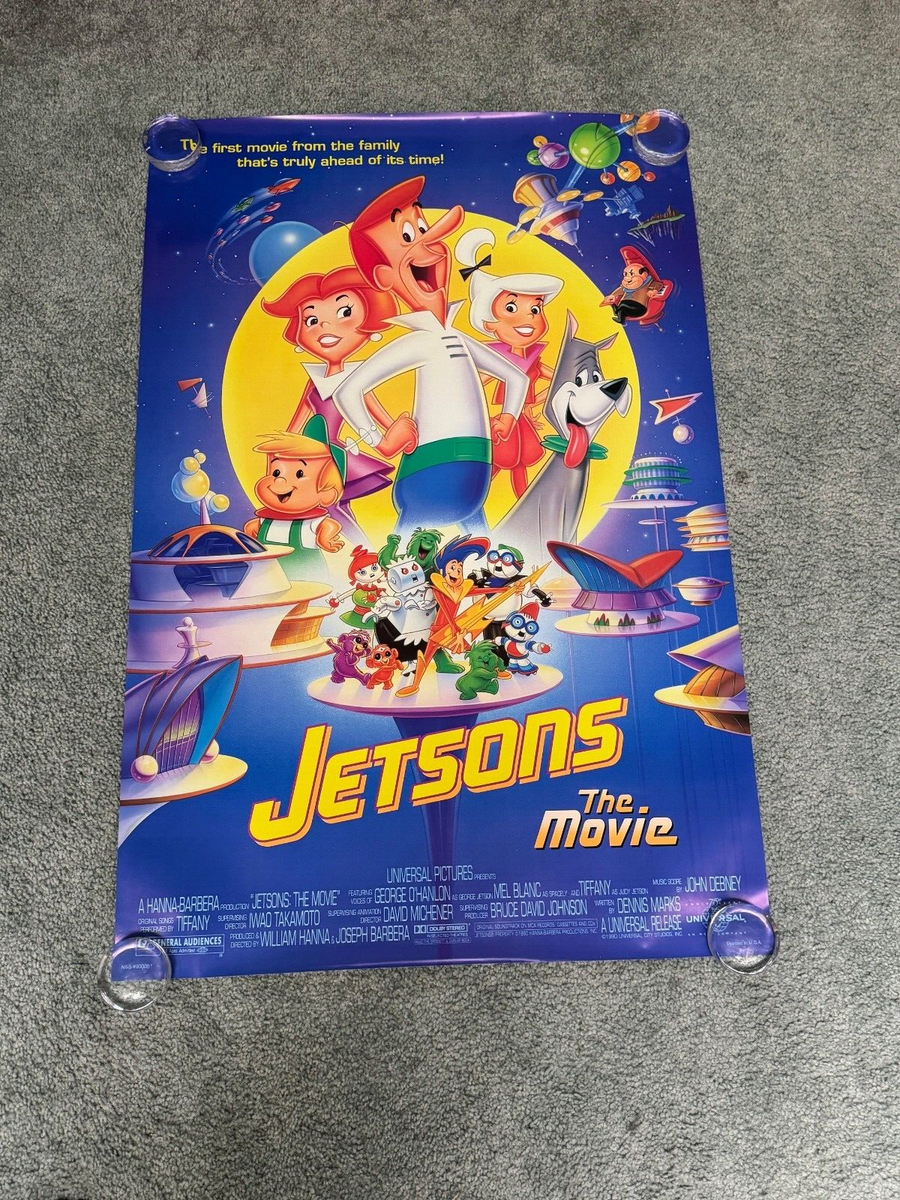 1990 Jetsons the Movie Double Sided Original Movie Poster Hanna