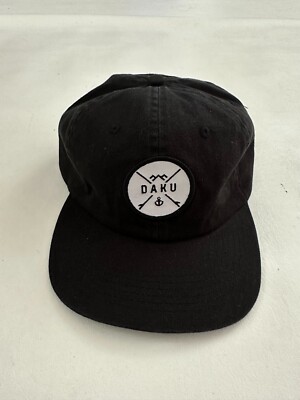 New DAKU Graphic Black Baseball Hat One Size