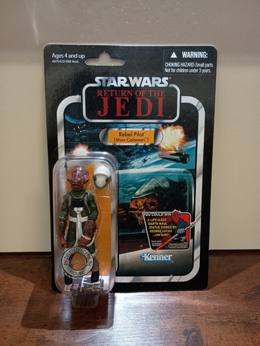 Star Wars Vintage Collection Unpunched Vc 91 Mon Calamari Rebel Pilot