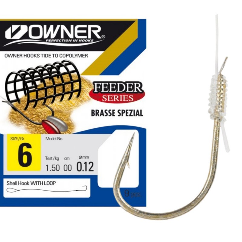 Владелец Haken Feeder Brasse Spezial FRL-319 fertig gebundene Haken Vorfachhaken