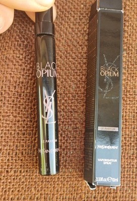 New Yves Saint Laurent Black Opium Le Parfum for women Spray Travel 0.33oz/10ml