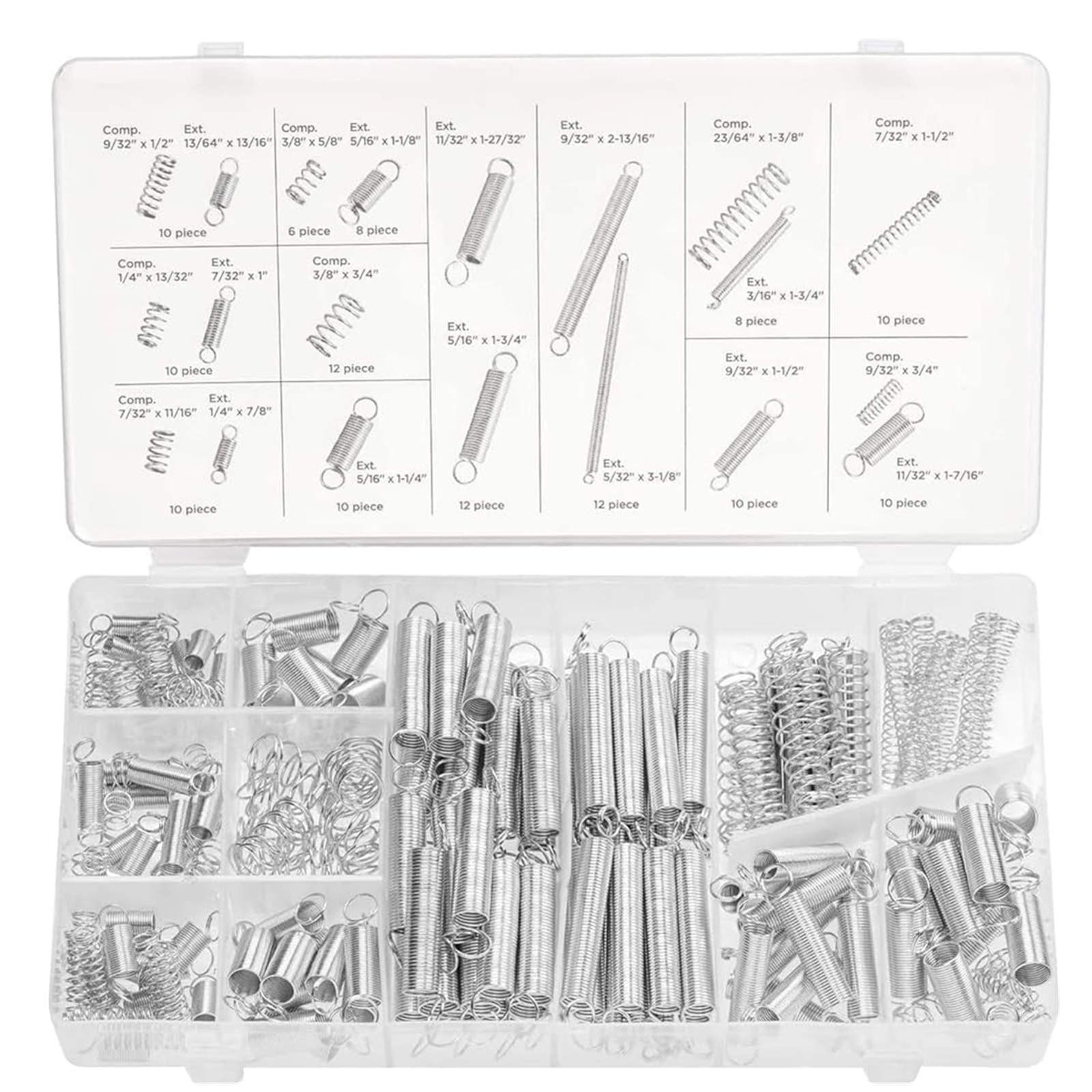 200PCS Spring kit is suitable for various repairs and maintenance of equipment