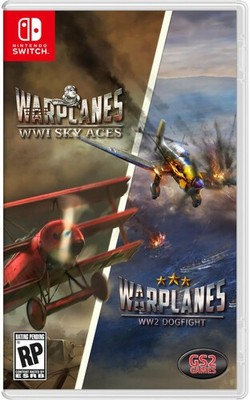 Warplanes WWI Sky Aces + WW2 Dogfight for Nintendo Switch [New