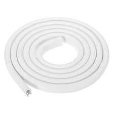 Rubber Edge Trim with Metal Clips, U Channel Edge Guard 6.6 Feet White