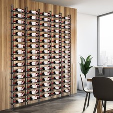 Stylish Wall-Mounted Wine Rack for 80 Bottles - Perfect for Kitchen Bar
