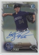2016 Bowman Draft Chrome Pick Refractor 413/499 Riley Pint #CDA-RP Auto 2h4