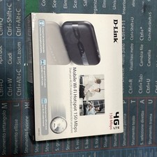 D-Link DWR-932 router 4G LTE portatile a batteria colore nero