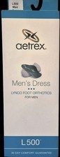 Aetrex Men's Insoles L500 Men's Orthotic Insoles Arch Support