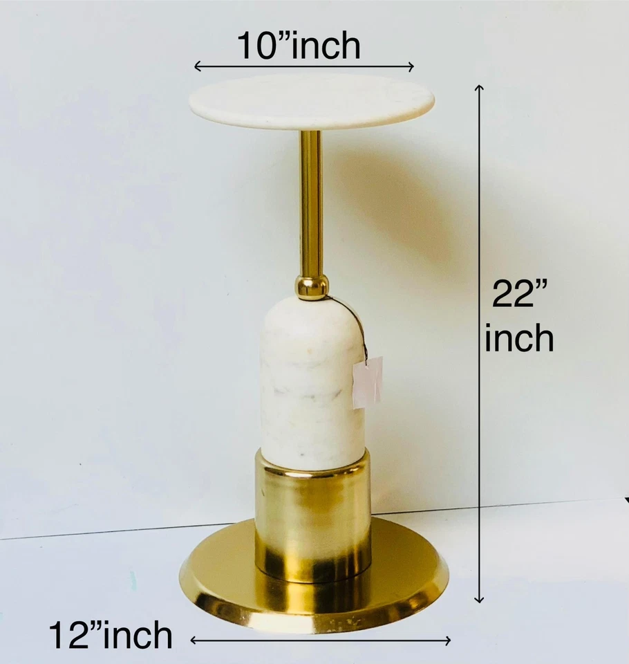 Прикроватный столик прикроватный столик металлический маленький столик для помещений и улицы и закусок - Изображение 3 из 4