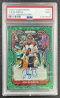 JOE BURROW PSA 9 2020 PANINI PRIZM #307 ROOKIE AUTO GREEN SCOPE RC 56/75