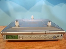 Sony ICF-CD543RM Under Cabinet CD Player Clock Radio FM/AM No Remote Tested