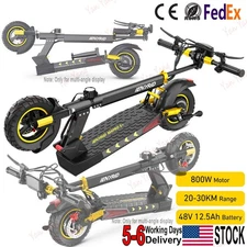 Electric Scooter, Foldable Commuter For Adult E-Scooter With Dual Braking System