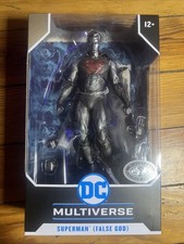 DC Multiverse Superman  FALSE GOD  Action Figure McFarlane Platinum Edition New