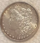 1886 P Morgan gorgeous bright and loads of luster BU coin free shipping Sigma ++