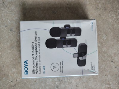 boya Ultracompact 2.4 GHz wireless microphone system