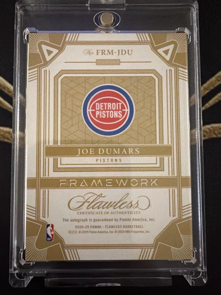 2024 - 25 帕尼尼完美“框架”乔·杜马签名/25 — 第 2/2 张图片