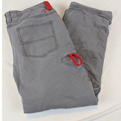 Eastern Mountain Sports Fencemender Mens 38x32 Grey Thermolite Lined Pants