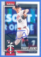 TRAVIS ADAMS Signed/Autographed 2026 Topps RC Rookie Card #149 Twins w/COA b