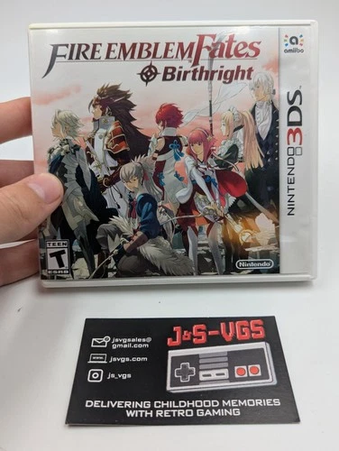 Fire Emblem Fates Birthright (Nintendo 3DS) Game + Case