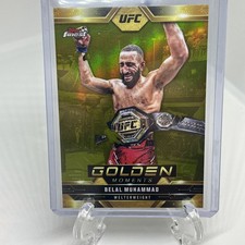2025 Topps Finest UFC - Golden Moments Belal Muhammad #GM-11 Refractor