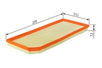 Luftfilter Bosch F 026 400 026 FüR OE 30636833